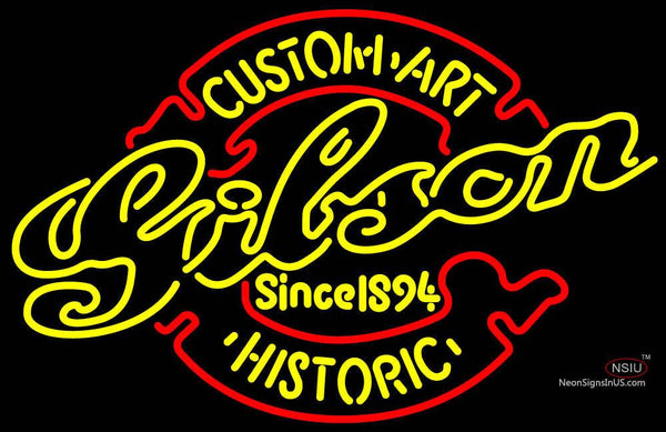 Gibson Guitar Custom Art Historic Neon Sign – Custom-Neon-Sign