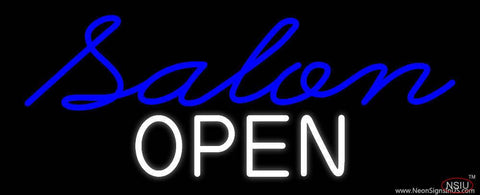 Salon Open Real Neon Glass Tube Neon Sign 