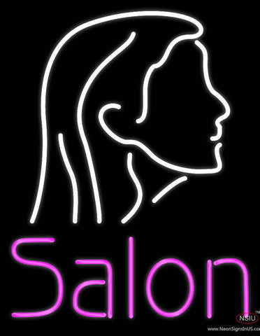 Salon Logo Real Neon Glass Tube Neon Sign 