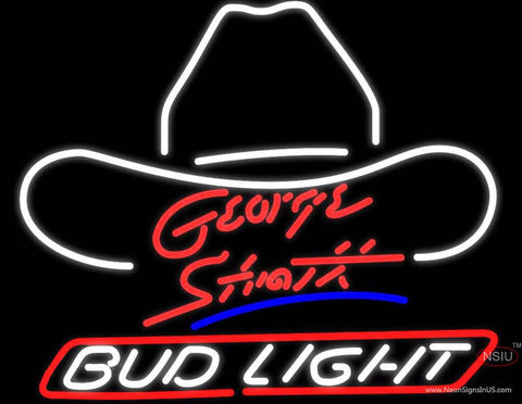 Bud Light Large George Strait Neon Beer Sign 