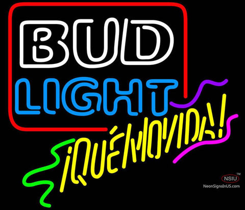 Bud Light Que Movida! Neon Beer Sign 