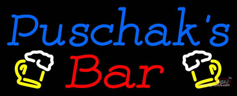 Custom Puschak Bar Neon Sign 