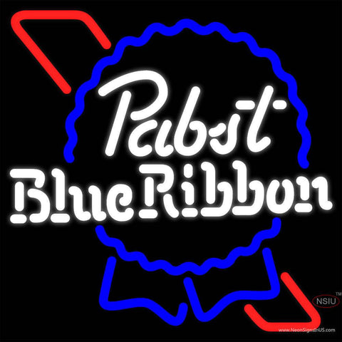 Pabst Blue Ribbon Blackbox Neon Beer Sign x 